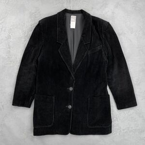 Vintage 1980s Moain Minni Wide Wale Corduroy Oversized Blazer Women's 10